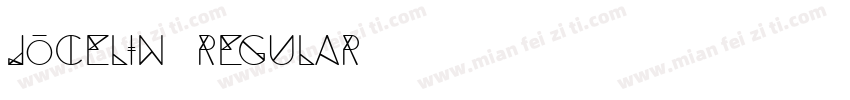 Jocelin Regular字体转换